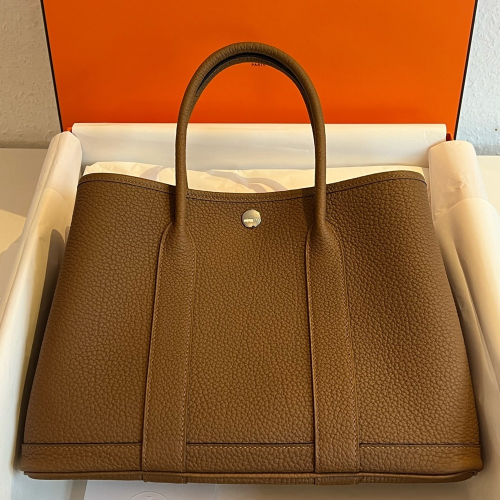 Hermes SAC GARDEN PARTY 30 VEAU NEGONDA